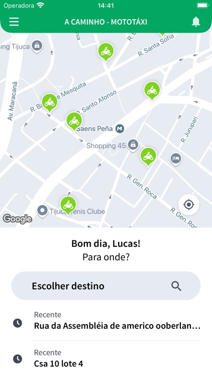 A Caminho - Mototáxi