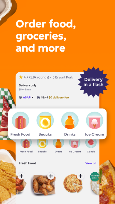 Grubhub: Food Deliveryのおすすめ画像1