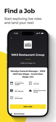 Placed Job Search screenshot