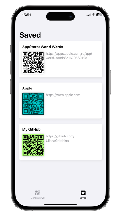 My QR Screenshot