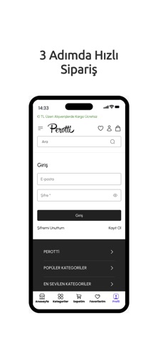 Perotti iPhone screenshot