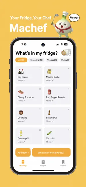 Machef: K-Food Recipes & More screenshot 1