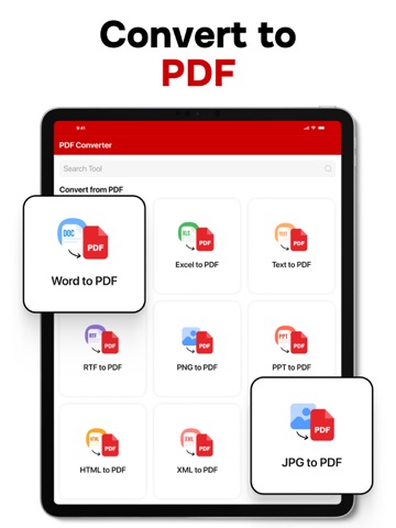 PDF Converter — Docx to PDF iPad screenshot