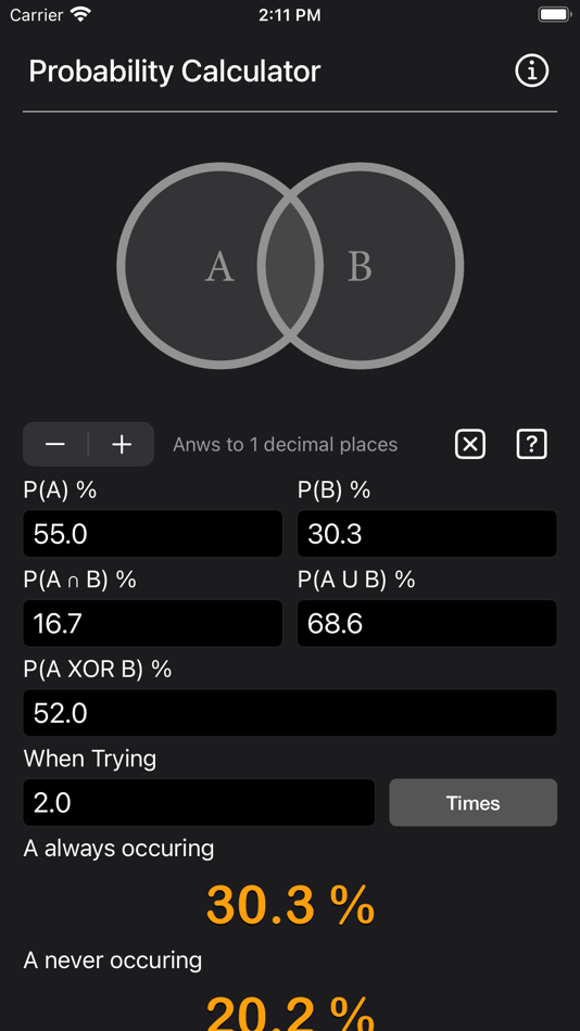 #3. Probability Calculator Plus (iOS) بواسطة: Heng Jia Liang