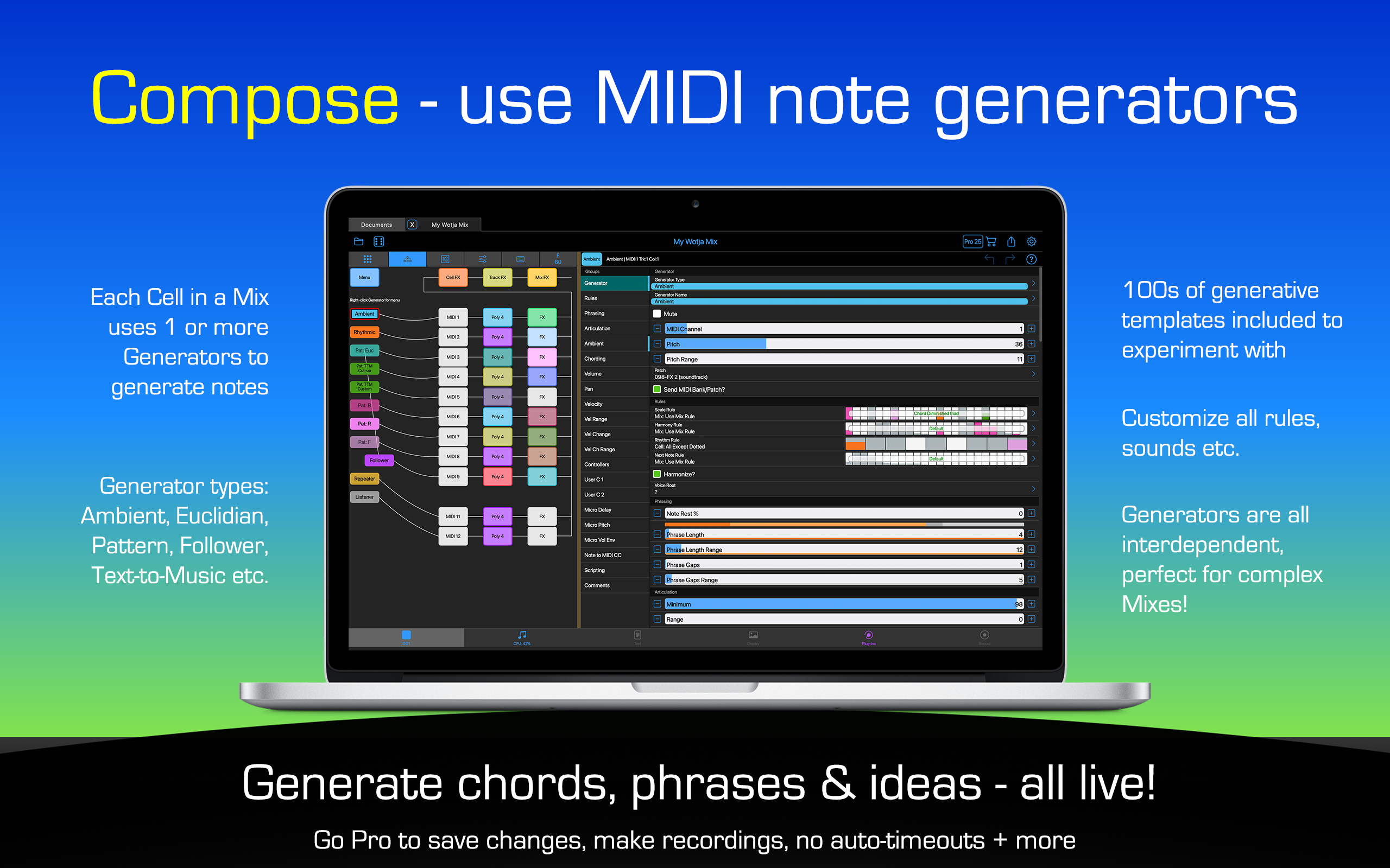 Wotja: Live Generative Music