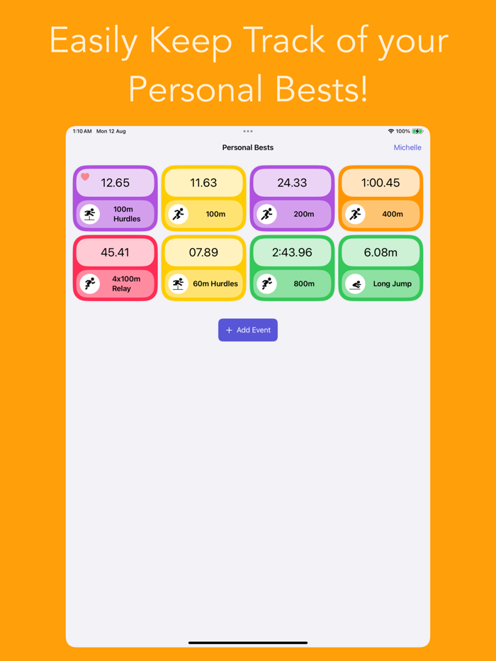 Track and Field Personal Best