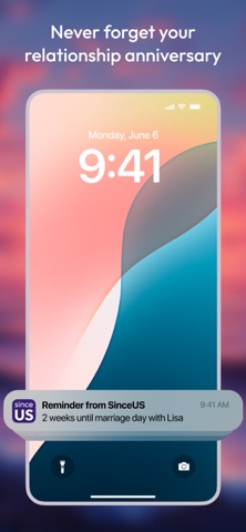 SinceUs iPhone screenshot