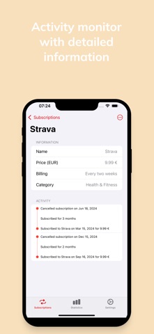 Subbie: Subscription Tracker Screenshot 3 of 5