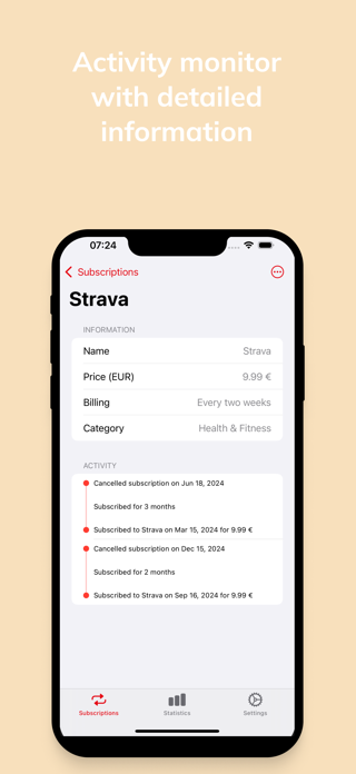 Subbie: Subscription Tracker Screenshot 3 of 5
