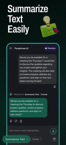 Paraphrase: AI Humanizer Screenshot 5 of 7