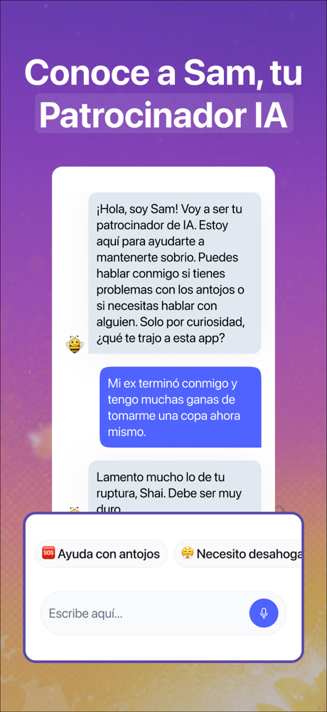 Sunflower: Mantente Sobrio/a screenshot 3