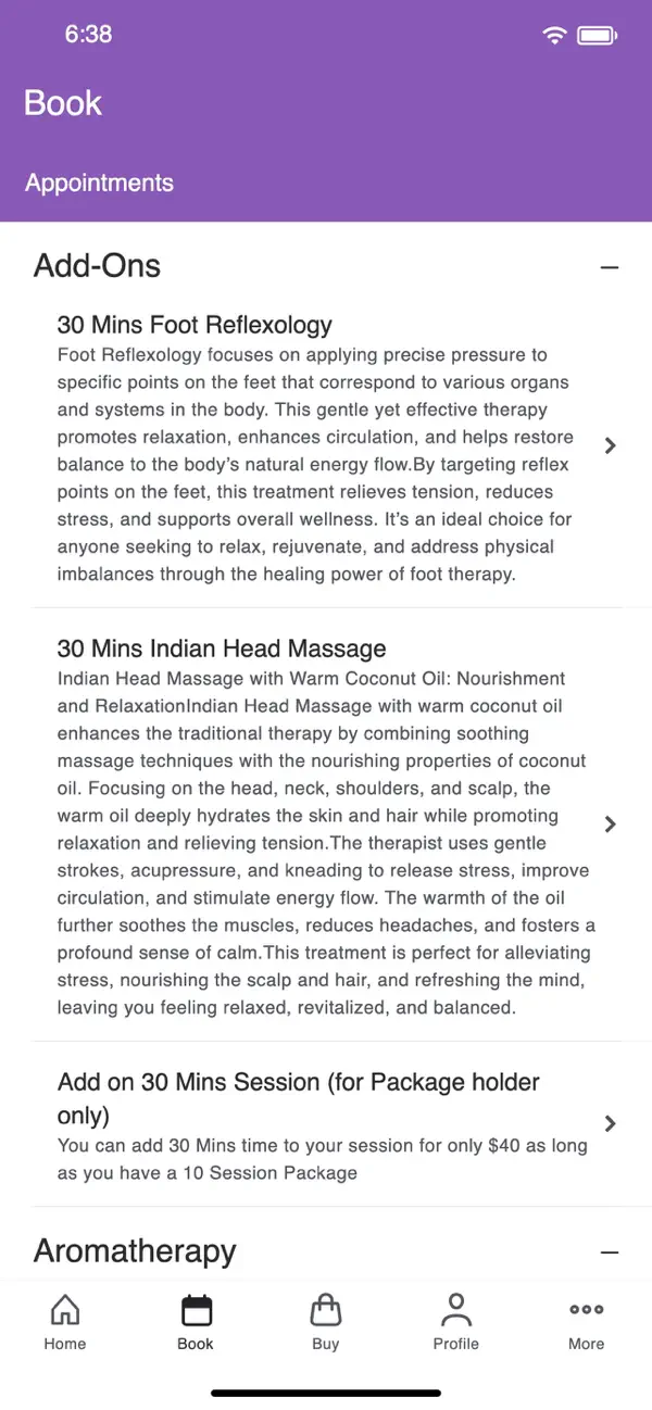 Screenshot #2 pour Bloom Thai Therapy