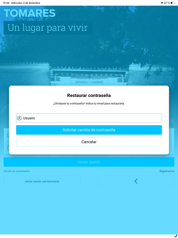 Incidencias Tomares iPad screenshot 5 - Utilities app