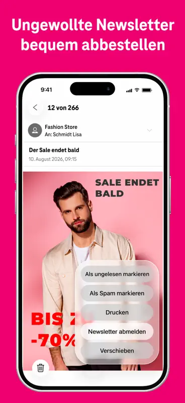 Telekom Mail – E-Mail App screenshot 4 of 10
