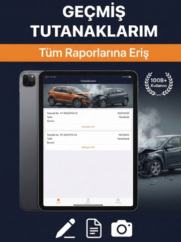 Kaza Tespit Tutanağı PDF Hızlı iPad screenshot
