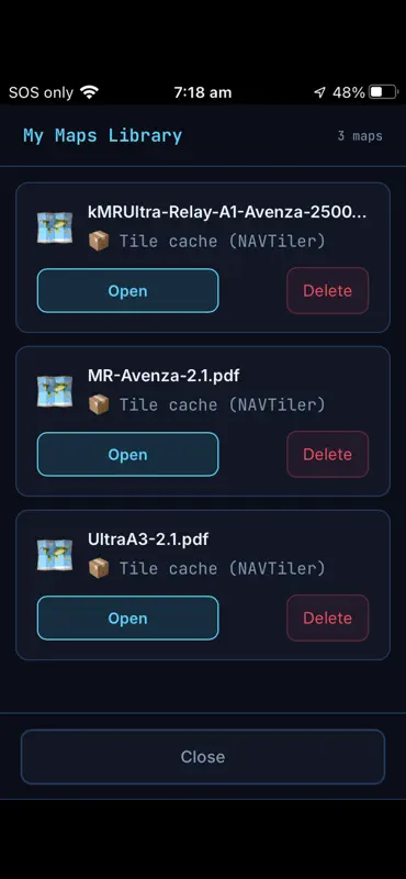 TERRAiNAV — GeoPDF Navigator screenshot 9 of 10