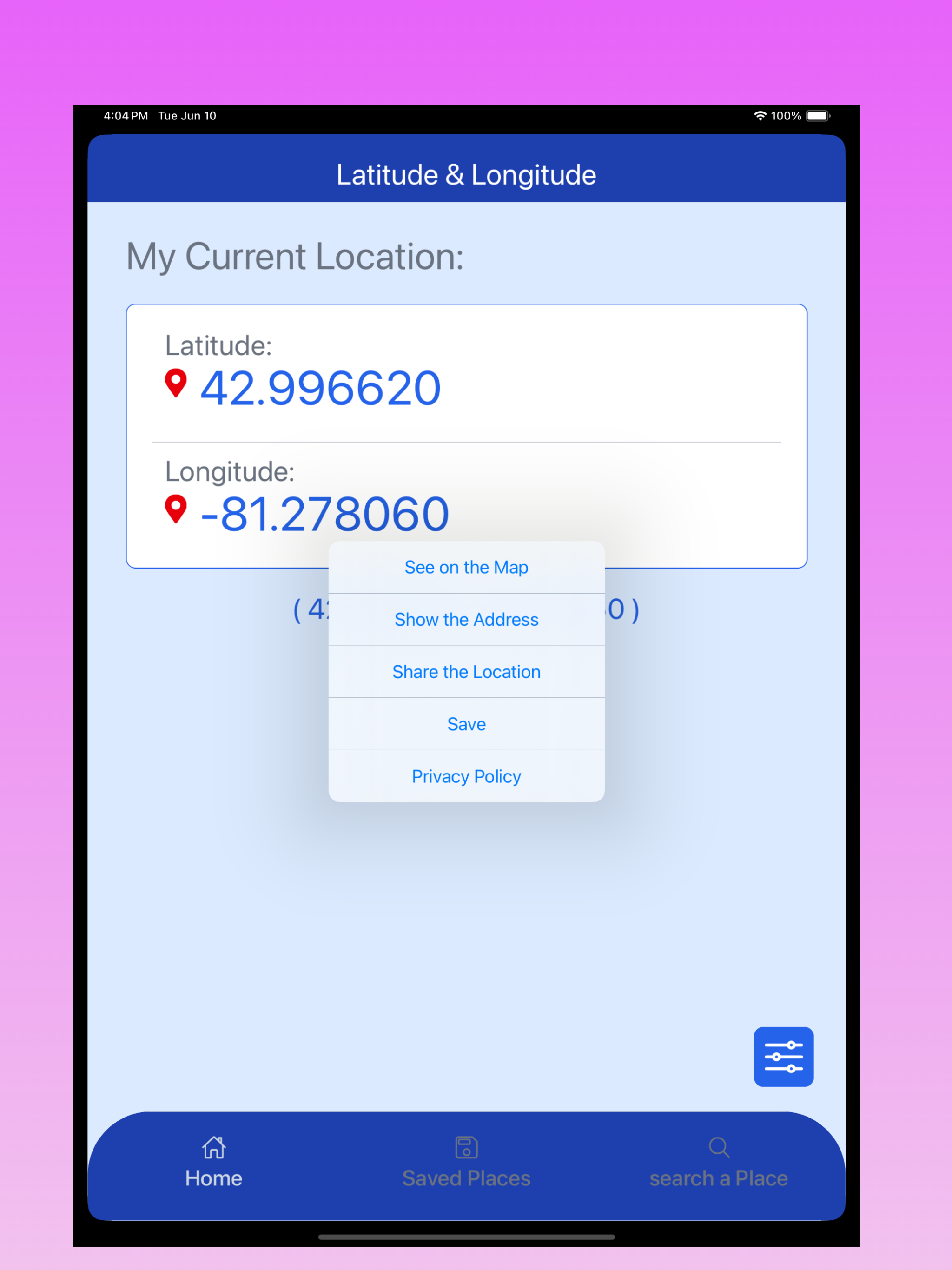 Latitude & Longitude screenshot 18