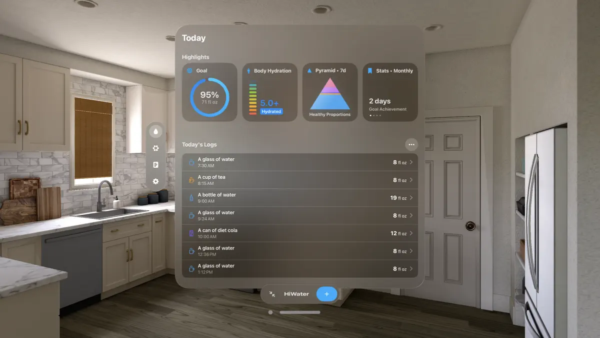 HiWater: Powerful Water Logger screenshot 1