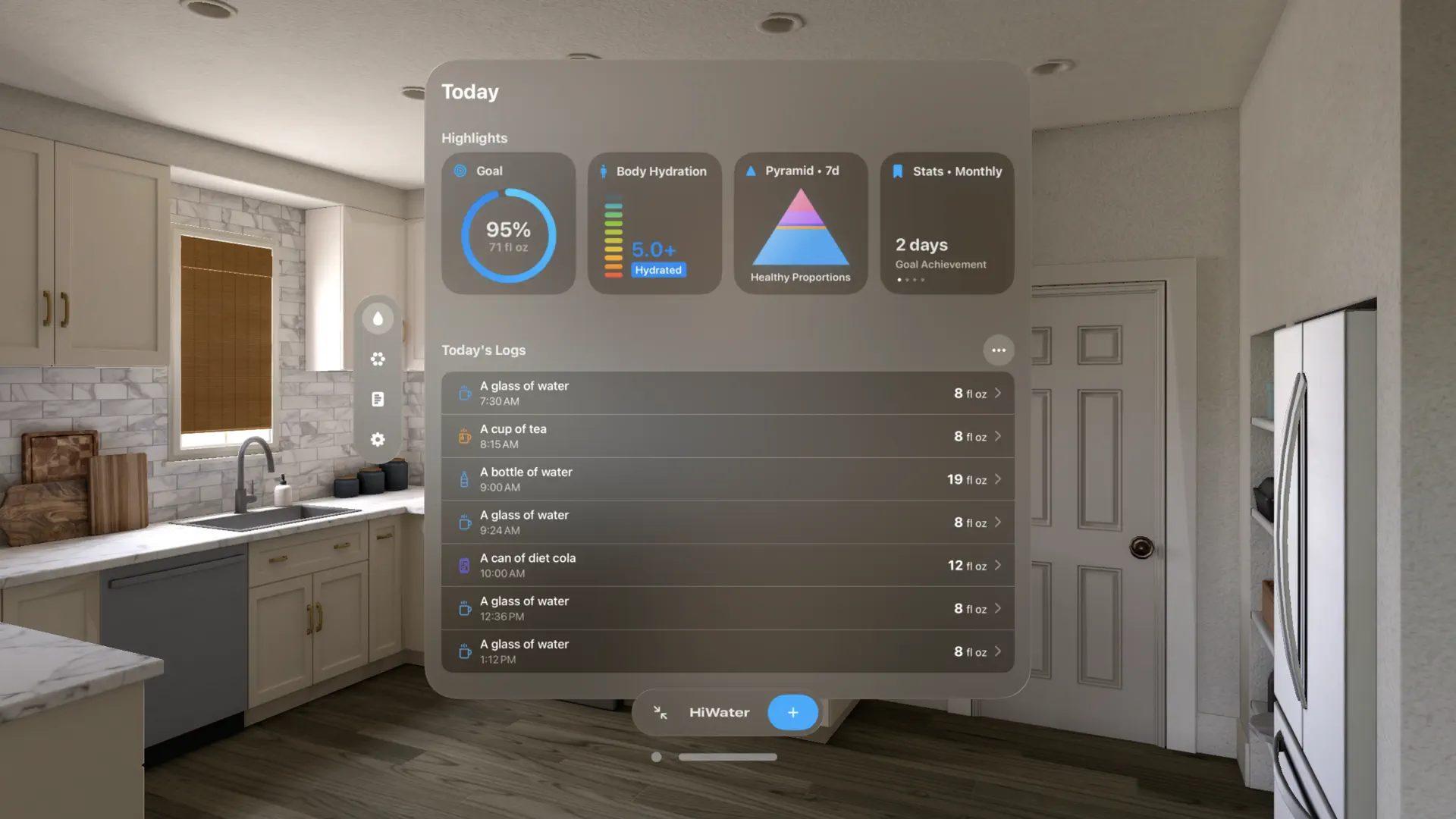 HiWater: Powerful Water Logger screenshot