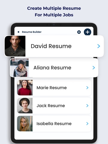 CV Maker : Resume App iPad screenshot
