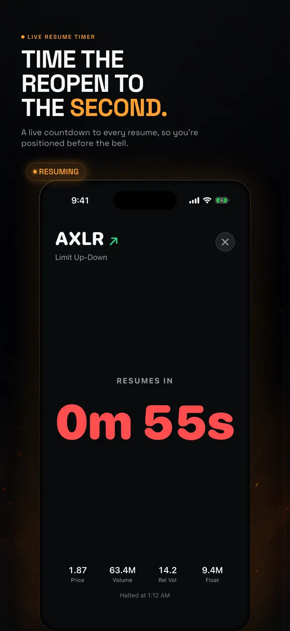 Screenshot #2 pour Halt Scanner: Stock Ticker