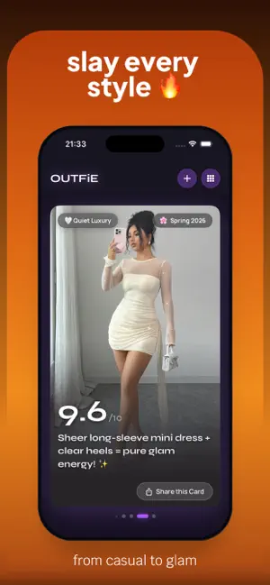 OUTFiE: AI Outfit Rate & Style screenshot 3