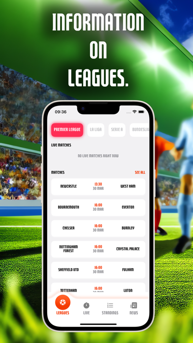 Screenshot #1 pour BNLiveScores