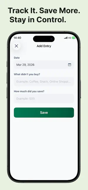 No Spend Tracker - Save Money screenshot 4