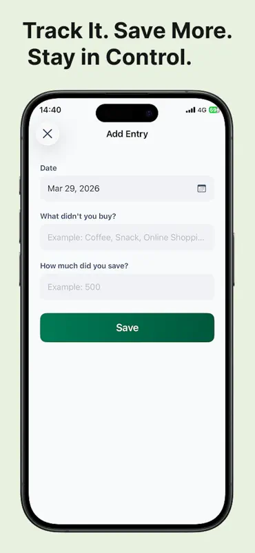 No Spend Tracker - Save Money screenshot 4 of 4