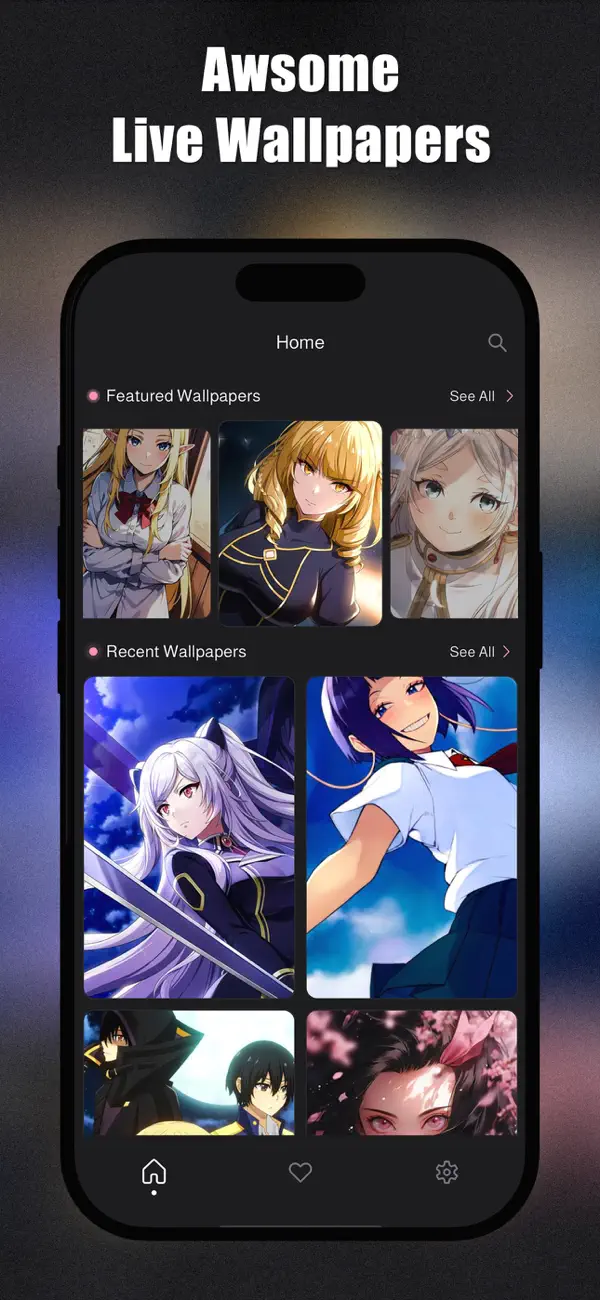 Screenshot #1 pour Anime Girl Wallpaper 4K | HD