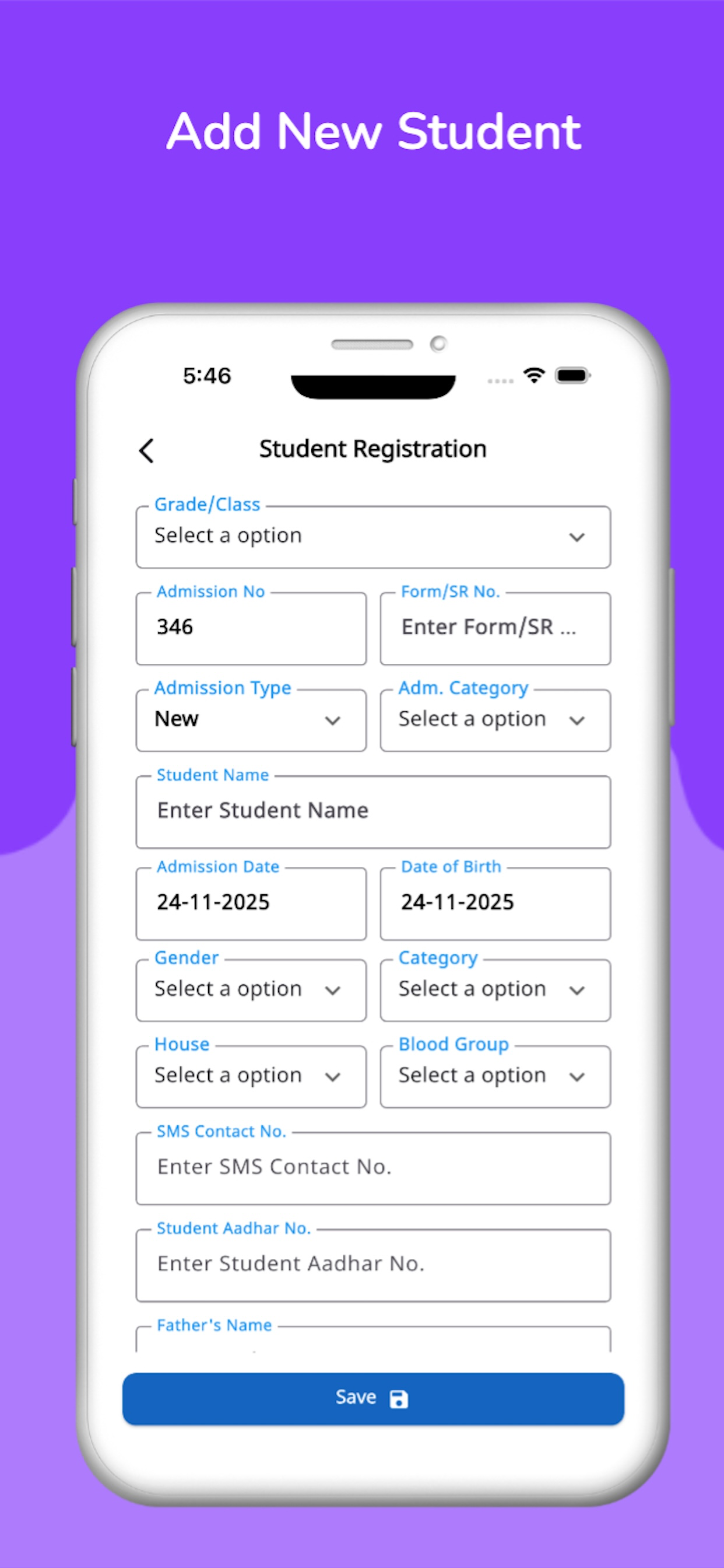 sDiary Admin App