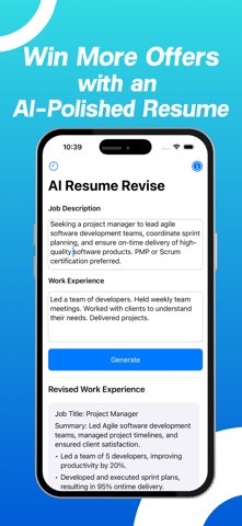 AI Resume Revise Screenshot 1 of 5