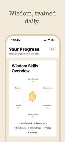 Stoa: Chat with Stoic masters iPhone screenshot