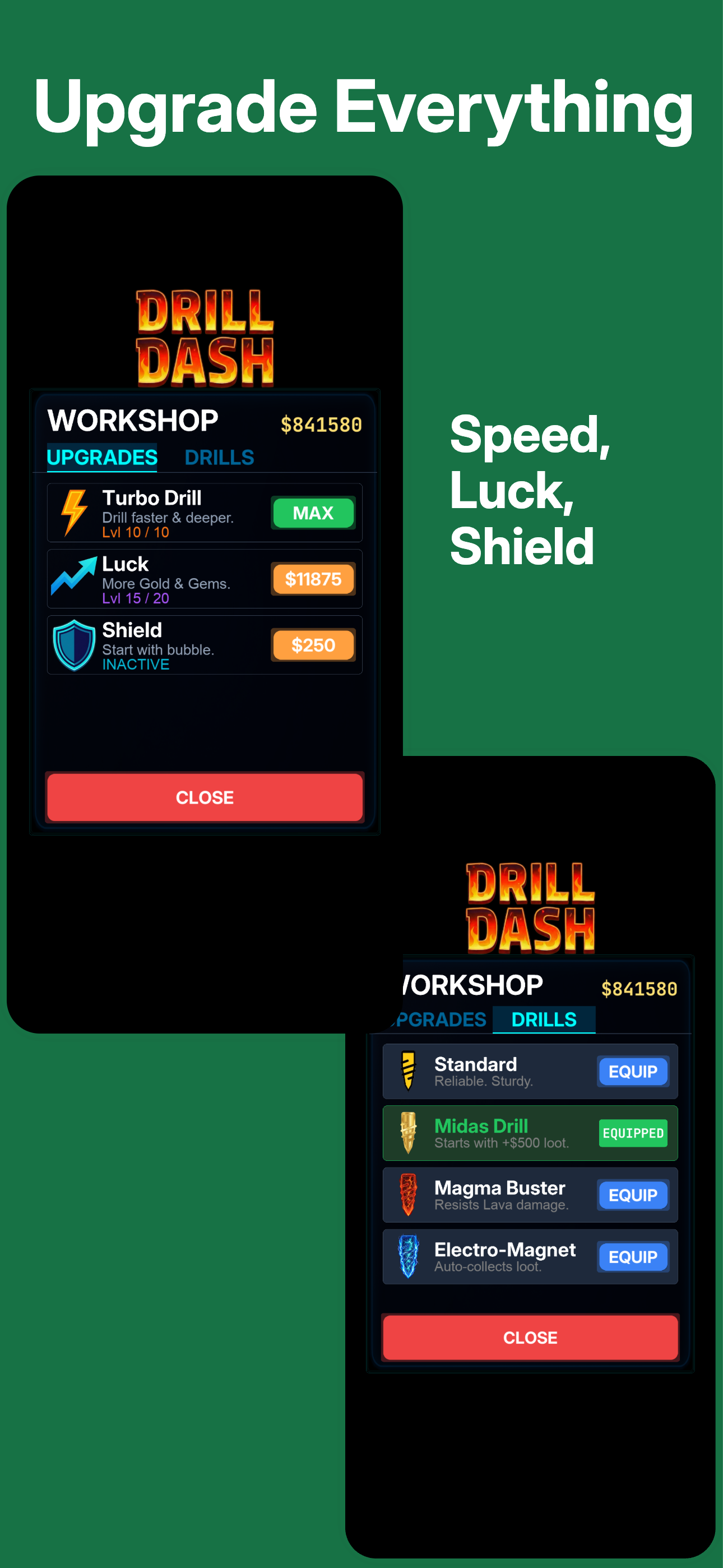 Drill Dash: Deep Miner