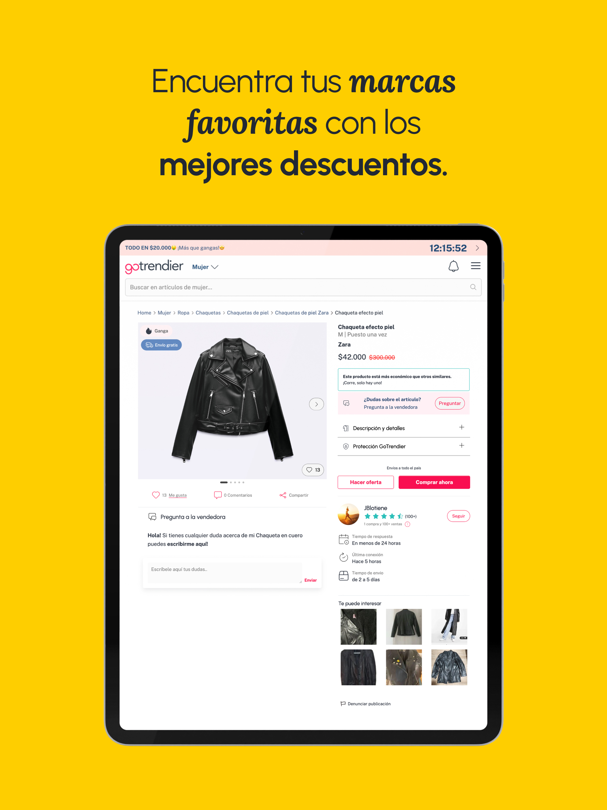 GoTrendier Vende y compra moda screenshot 8