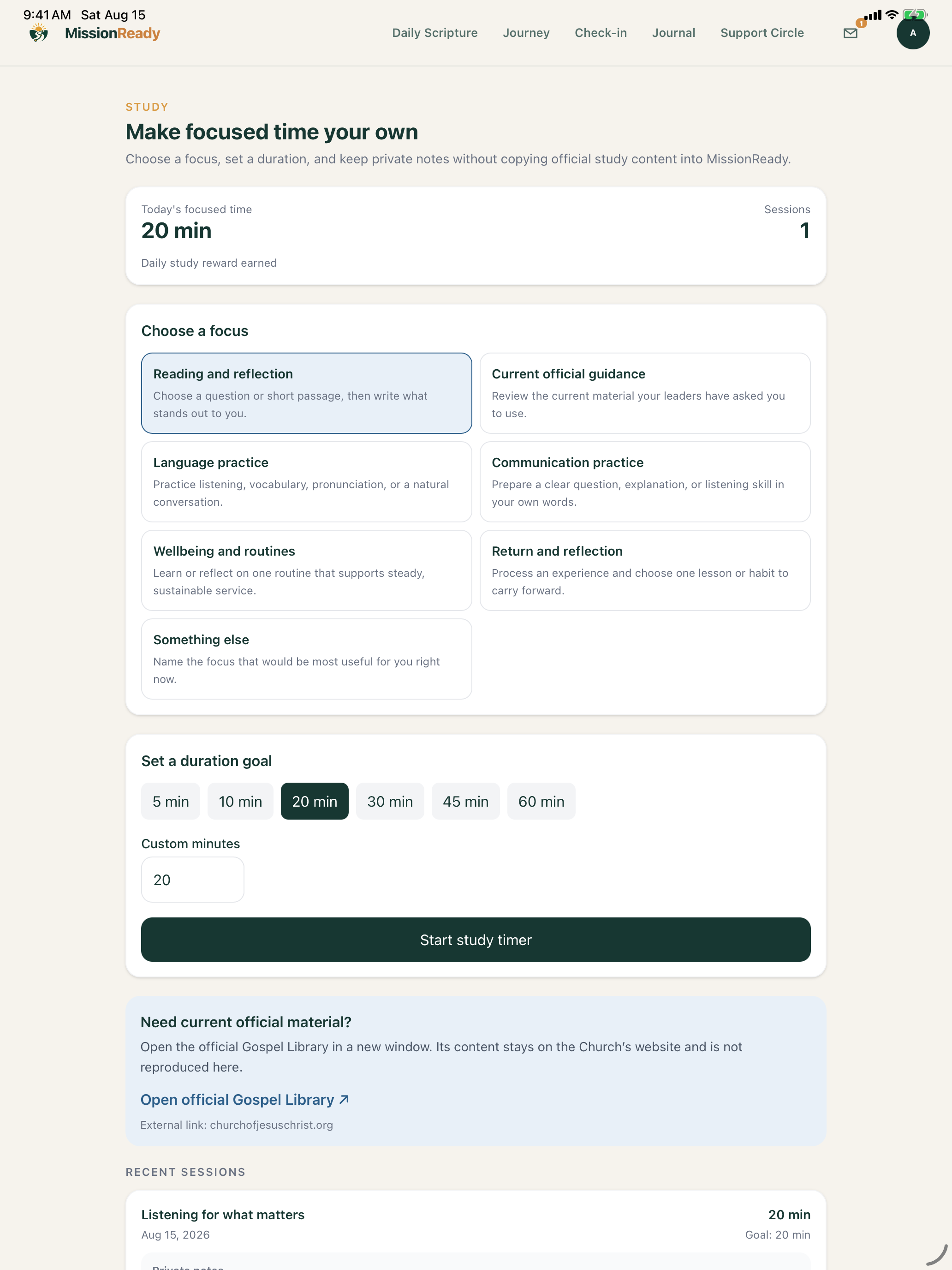MissionReady: Missionary Prep screenshot 20