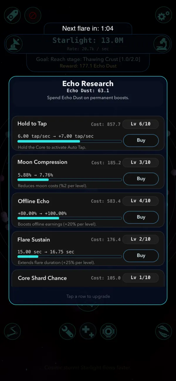 #2. Echo Planet - Incremental Game (iOS) By: Mustafa Mohammed