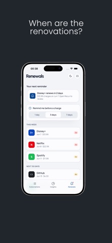Recur：订阅追踪 screenshot