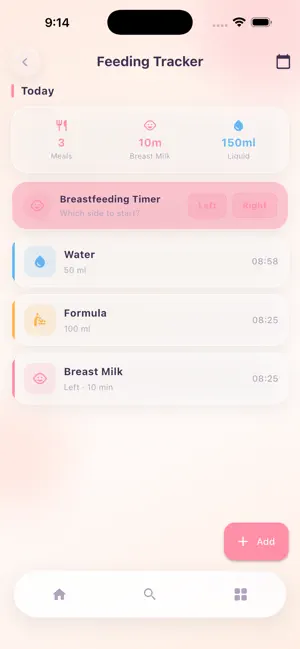 Minimi - Baby Tracker screenshot 4