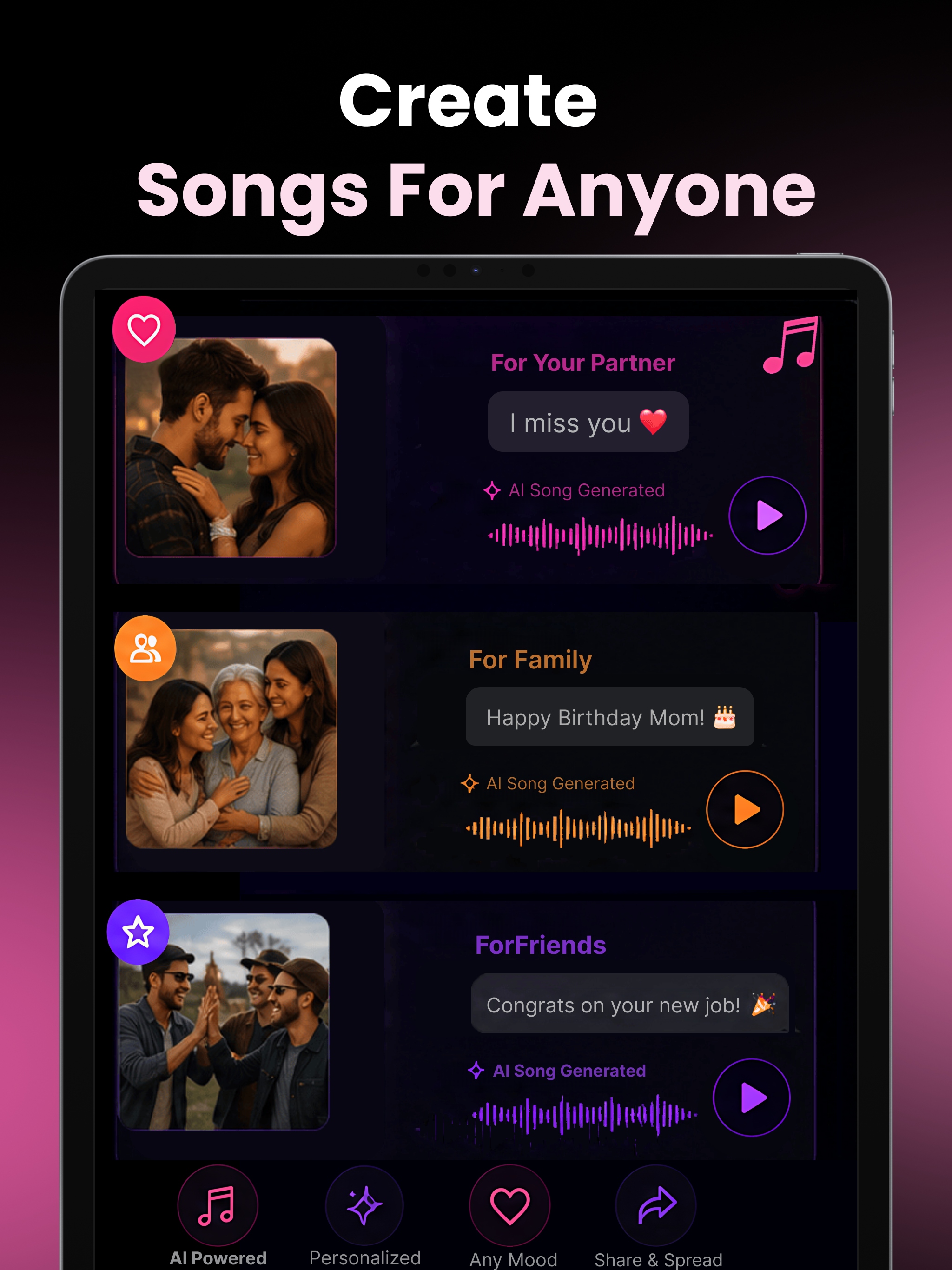 Sone Music : AI Song Generator screenshot 10