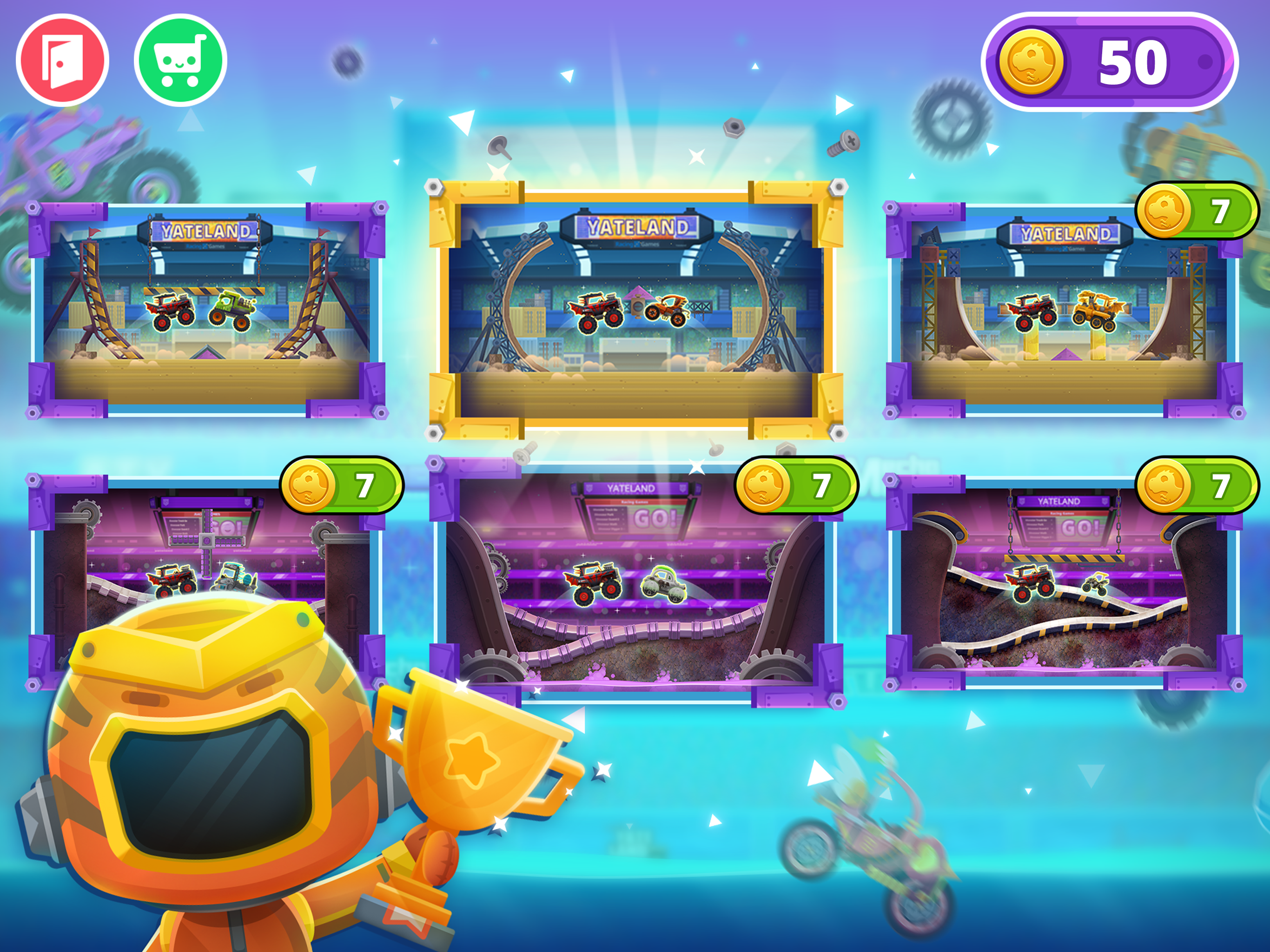 Monster Truck Games Kids: Race screenshot 14