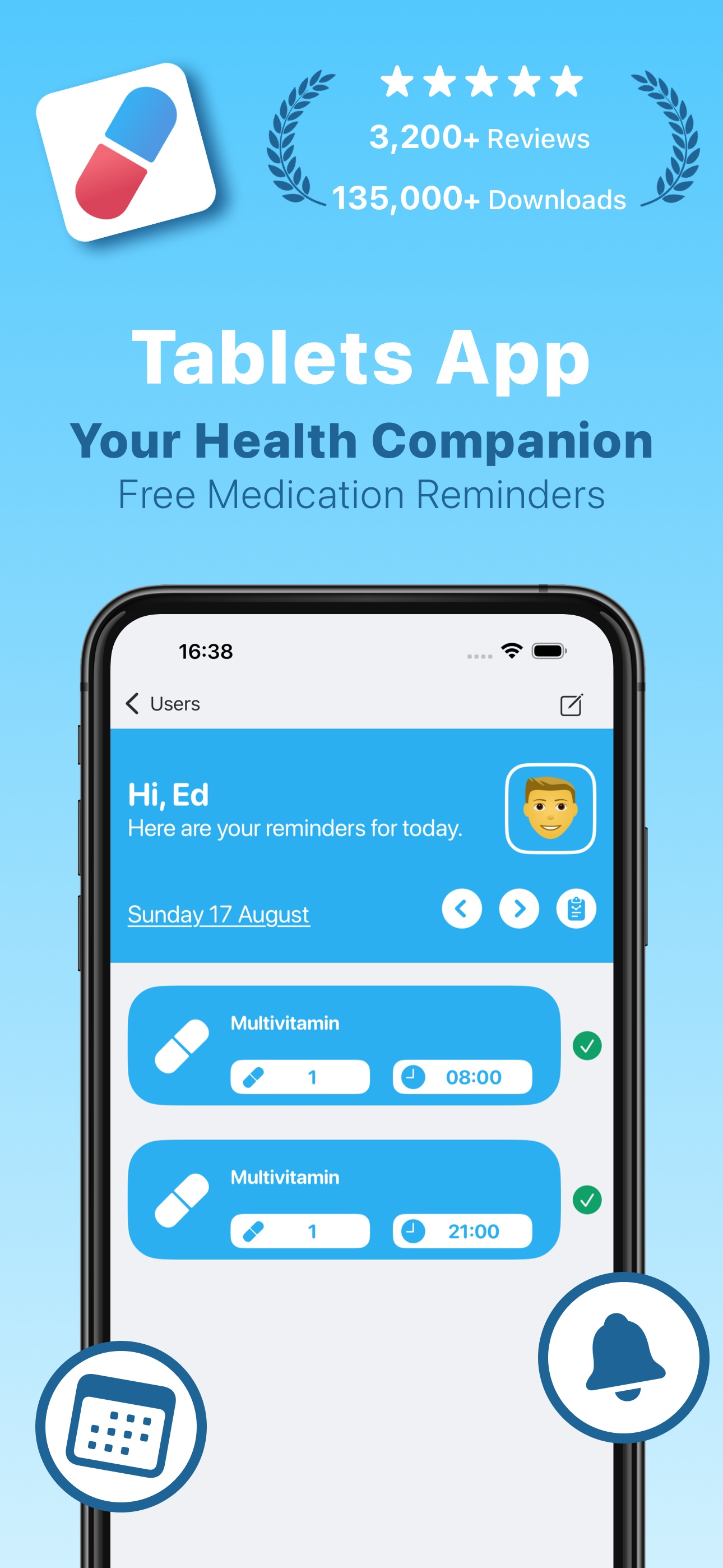 Tablets App: Pill Reminder