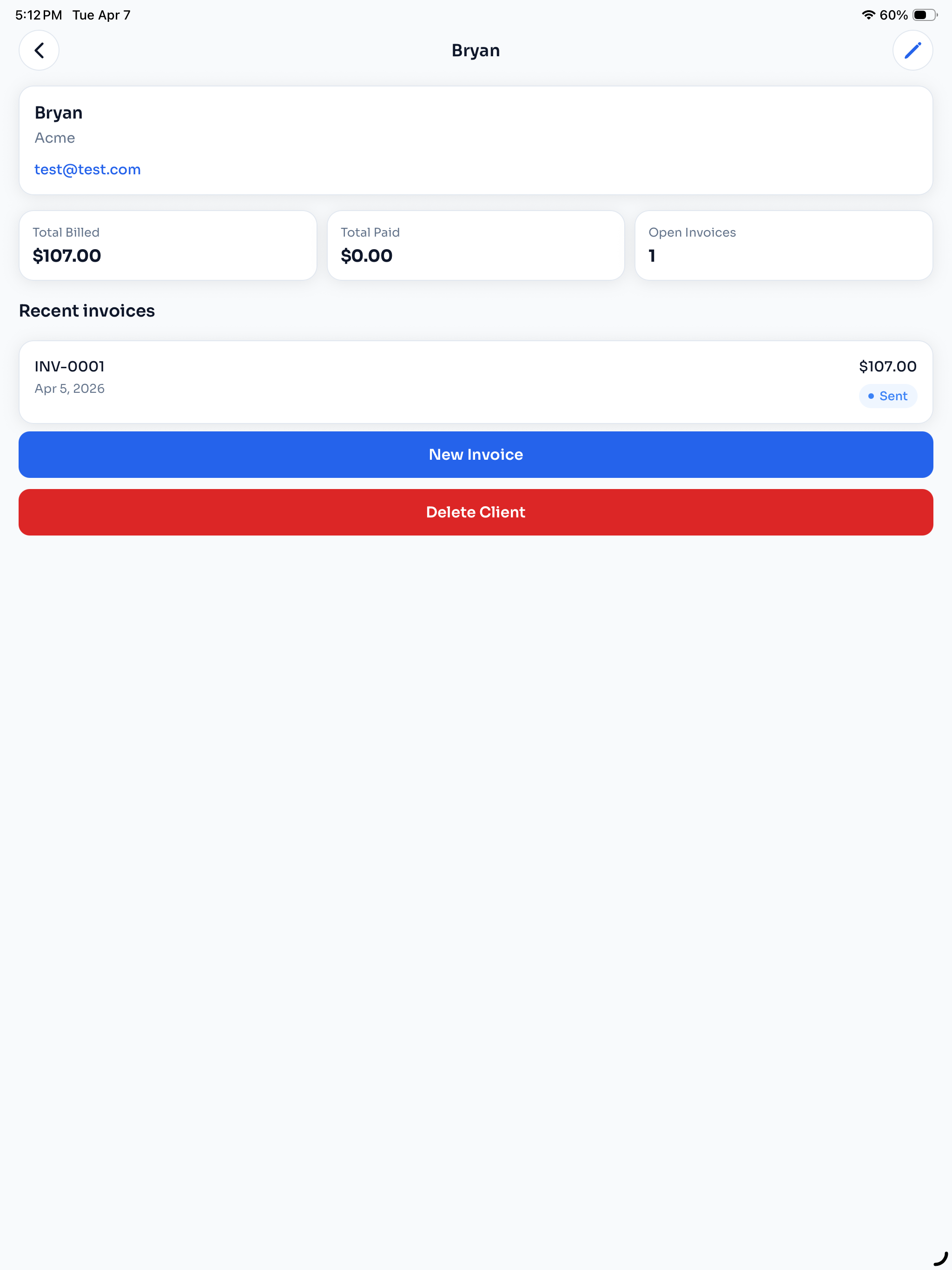 QuickBill: Invoice & Estimate screenshot 5