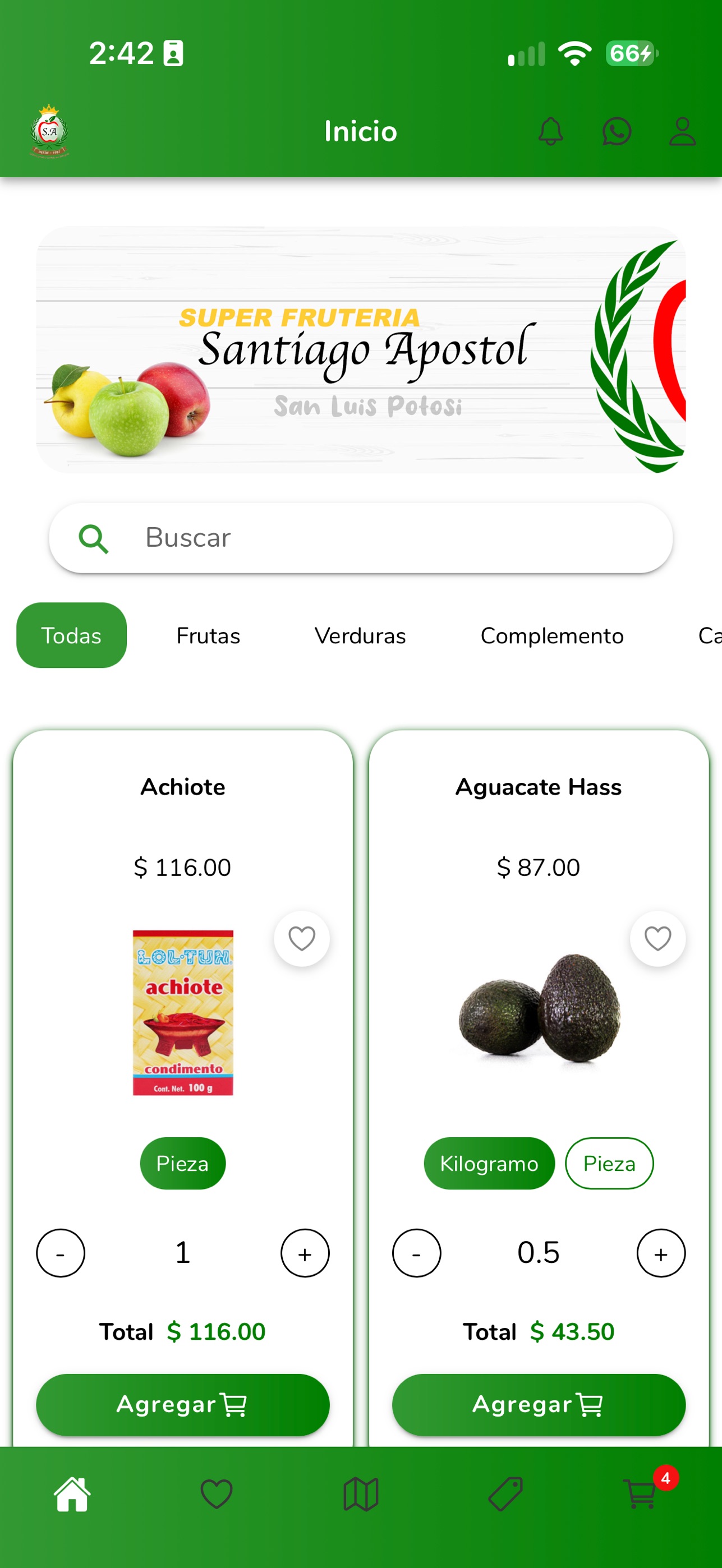 Screenshot 2 of Frutería S.A