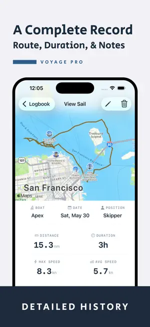 Voyage: Sailing & Boat Logbook screenshot 4