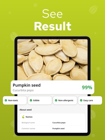 Seed Identifier – Seedum iPad screenshot