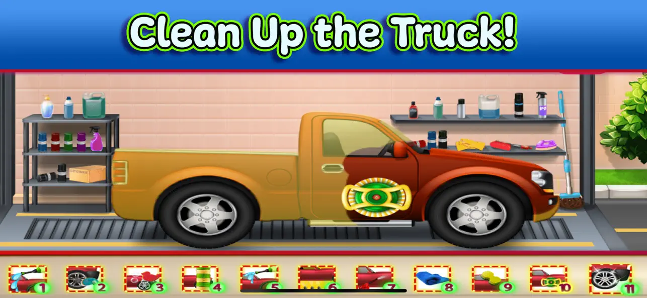 Screenshot #2 pour Tiny Car & Truck Wash Games