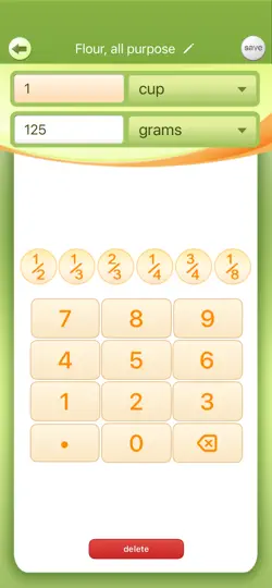 Kitchen Calculator PRO iPhone Ekran Görüntüsü 4