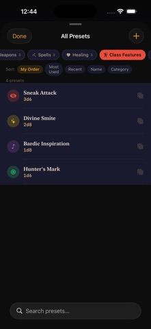 Spellroll: D&D Dice Roller screenshot
