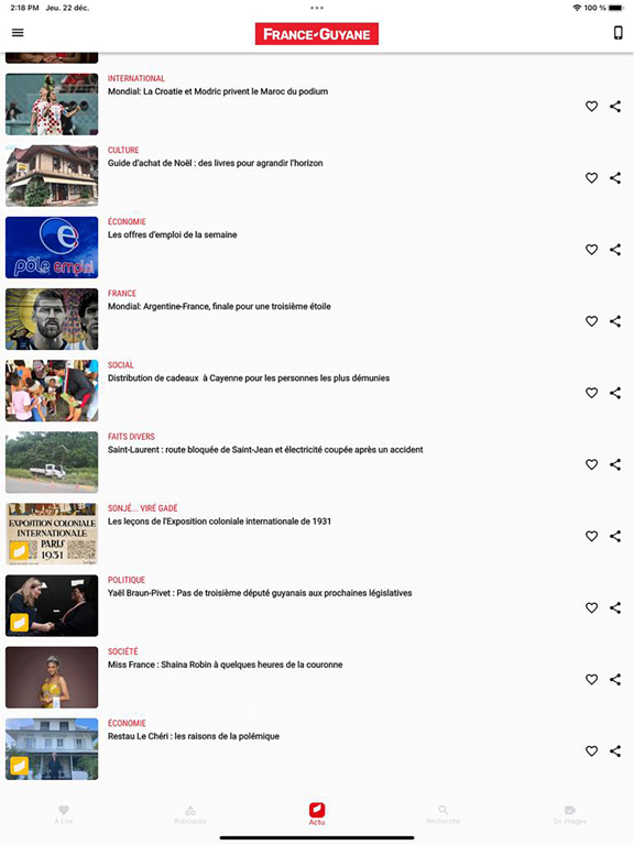 Screenshot #6 pour FG Actu